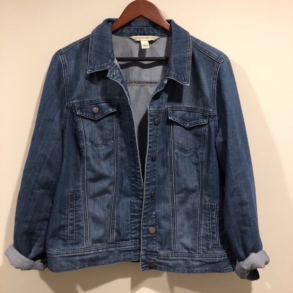 Jones New York Jackets & Blazers - Jones New York Oversized Denim Jacket